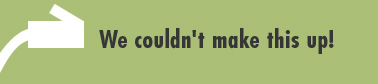 We couldn't make this up! We couldn't make this up! image